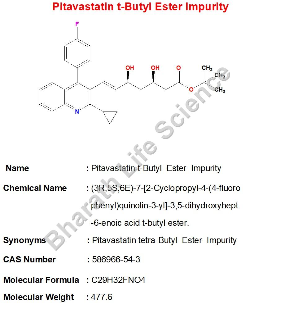 Pitavastatin t-Butyl  Ester  Impurity 